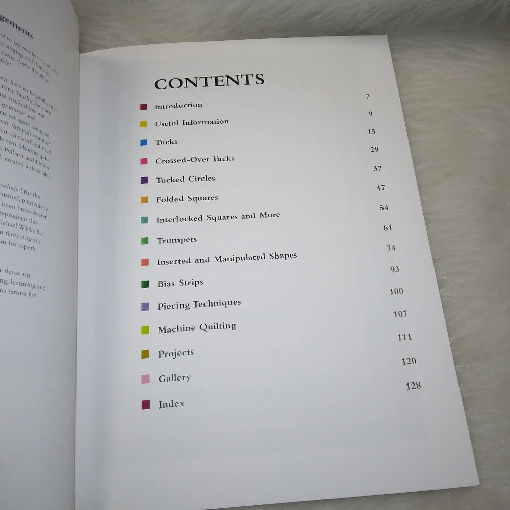 BOOK Creative Tucks And Textures: For Quilts And Embroidery by Jennie Ra…